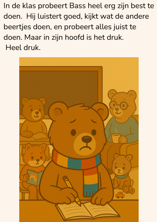 Thuis bij Bass – Rust na school